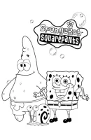 SpongeBob SquarePants kleurplaat 23